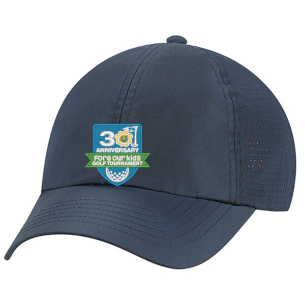 Embroidered Lightweight Athletic Cap with AirMesh Venting Thumbnail
