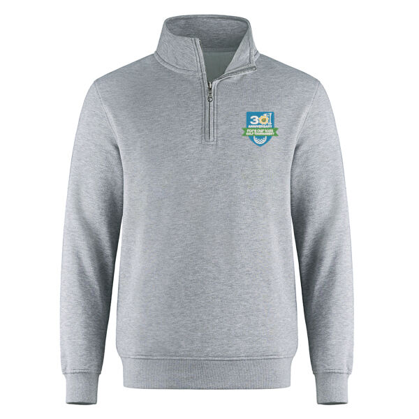 Embroidered Classic Fleece Quarter Zip with Everyday Comfort Thumbnail