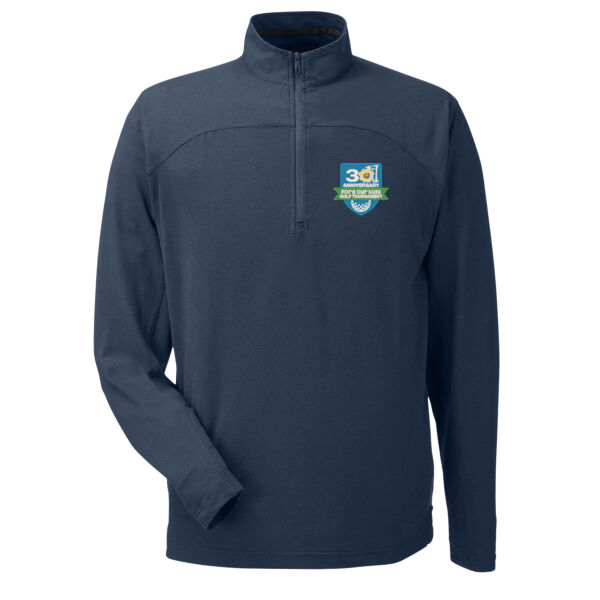 Embroidered Sleek Tech Quarter Zip with Stretch and UV Protection Thumbnail